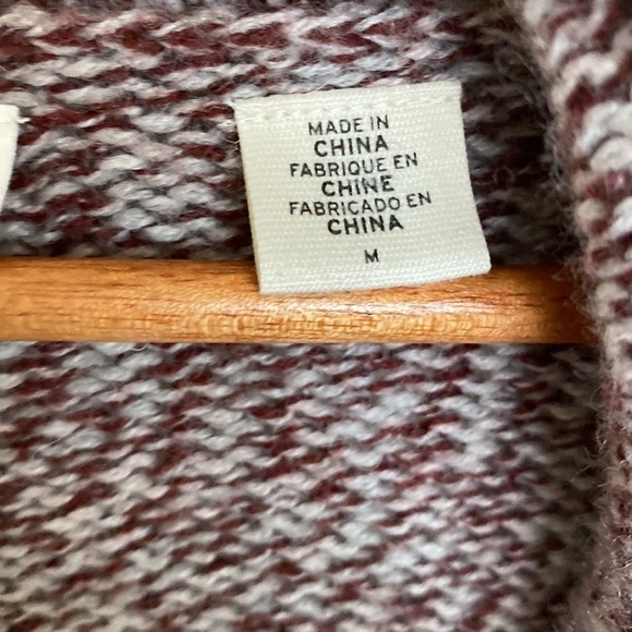 Levi's Knit Marled Tie Waist Cardigan, Size Medium - Picture 8 of 12